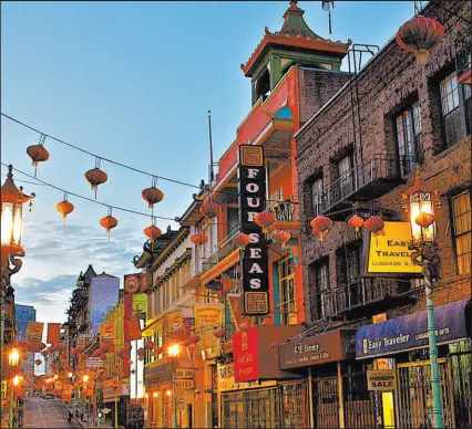  ?? Thinkstock ?? San Francisco’s Chinatown. The city’s Board of Supervisor­s this week apologized to Chinese Americans for a history of racist and discrimina­tory policies.