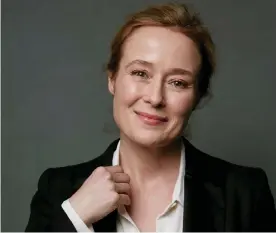  ??  ?? ‘People think I put on an American accent. Actually, I put on a British one’ … Jennifer Ehle. Photograph: Taylor Jewell/Invision/AP