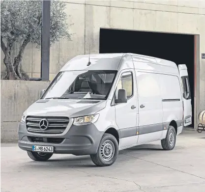  ??  ?? The 2018 Mercedes-Benz Sprinter.