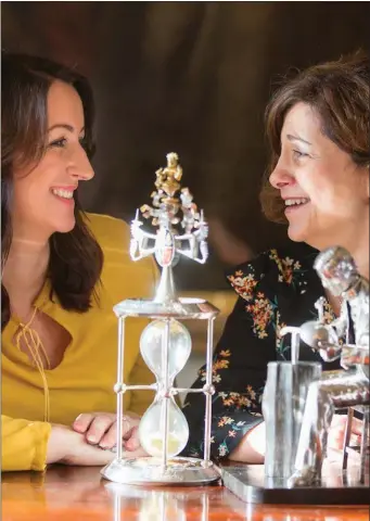  ??  ?? Emma Smith from Bernard English Jewellers in Drogheda and Ana Izquierdo, Assay Master, in Dublin Castle at the recent Assay Office and Fine Jewellers of Ireland graduation.