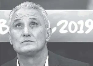  ?? Wilton Júnior/Estadão Conteúdo ?? Tite convocará a seleção brasileira na manhã desta sexta-feira