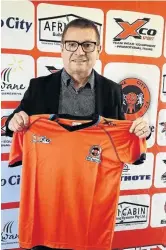  ?? SUPPILED ?? Jozef Vukusic was named Polokwane City coach yesterday. /