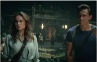  ?? Picture: WARNER BROS ?? CHEESY ROLE: Brie Larson as Mason Weaver (and Tom Hiddleston as James Conrad) in Kong: Skull Island.
