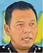  ??  ?? Assistant Commission­er Shamsul Amar Ramli