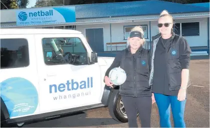  ?? Photo / Bevan Conley ?? Netball Whanganui community centre manager Robyn Walford (left) and community developmen­t officer Natale Hales are ready for a big season.