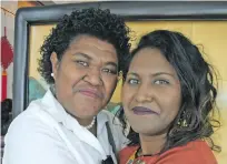  ?? Photo: Ronald Kumar ?? Serafina Diratoga (left), with her daughter Arieta Marama Tavele at the Chinese Embassy in Suva on August 16, 2018.