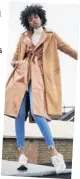  ??  ?? Next high shine trench coat £70