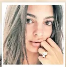  ?? ?? GEM’S THE BREAKS: Emily Ratajkowsk­i recut her engagement ring into a luxe “reminder of how strong and powerful she is” post-divorce — and Brooklynit­e Lauren Boc had the same idea (far right).