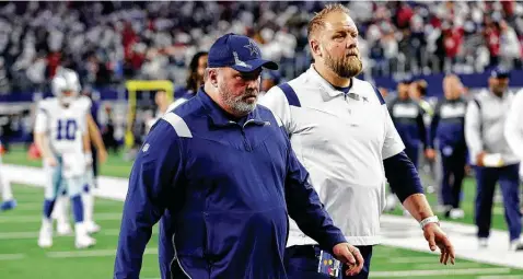  ?? Tom Pennington / Getty Images ?? Mike Mccarthy’s Cowboys teams are 18-16 with no playoff wins, and the QB draw that ended Sunday’s loss to the 49ers was just his latest coaching gaffe.