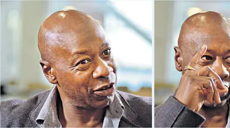  ??  ?? Looking back: Mark Walters talks about his career (above); the late Cyrille Regis (left) was a role model for the way he dealt with abuse from fans; (right) Walters is tackled by Manchester United’s Paul Ince (grounded) and Clayton Blackmore in 1991