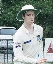  ??  ?? Ethan Kennedy patrolled the boundary for Western Park;Photograph­s: Paul Cohen.