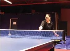  ?? ?? Sana Ali Mahamoud tränar i klubbens nya lokaler i Ängegärde.