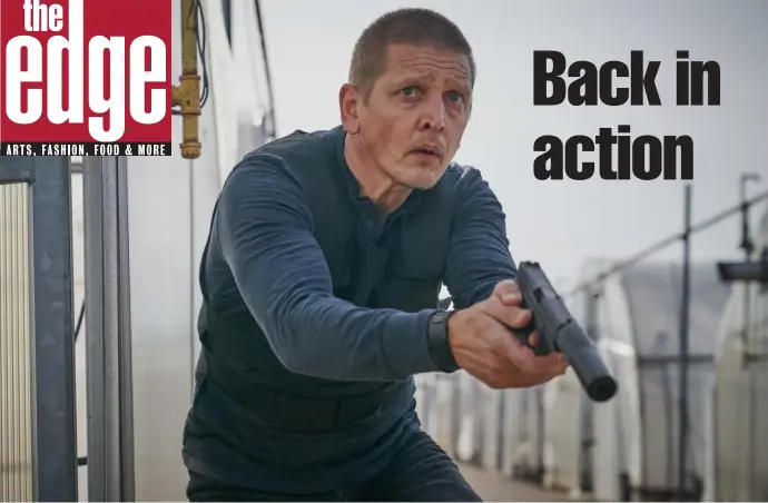  ??  ?? RETURN TO THE HUNT: Barry Pepper, above and below right, plays a retired CIA agent drawn back for another mission in ‘Trigger Point.’