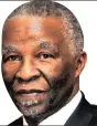  ??  ?? IRRELEVANT: Thabo Mbeki