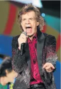  ?? Picture: GETTY IMAGES ?? JUMPIN’: Mick Jagger on stage in the Cuban capital Havana