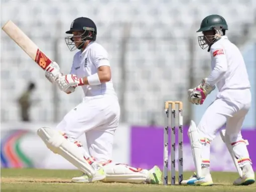  ??  ?? Joe Root showed the virtues of decisive footwork on day one of the opening Test (Getty)