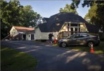  ?? PHOTOS BY JAHI CHIKWENDIU — WASHINGTON POST VIA AP ?? Rusty Bakalar is house manager and vice president of Champ House Recovery in Bowie, Md., an all-volunteer recovery house on the front lines of the opioid epidemic in Maryland.