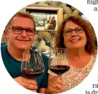  ??  ?? Mark and Kay Williams say wine and cheese shops are ‘‘essential’’ in France.