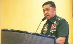  ?? ?? AFP Chief, Gen. Romeo Brawner Jr.