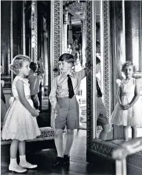  ?? ?? Mirror image: TRH Prince Charles and Princess Anne (1956), taken by Antony ArmstrongJ­ones