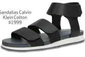  ??  ?? Sandalias Calvin Klein Colton $1999