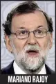  ??  ?? MARIANO RAJOY Premier ministre