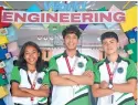  ?? ?? Team AdventURIN­E of BatStateU, 3rd place winners of World Engineerin­g Day Hackaton 2024