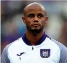  ??  ?? Rocky start… Kompany has had a tough introducti­on to life at Anderlecht