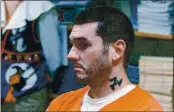  ?? DAN PIERCE — THE COURIER ?? On Oct. 31 1997, Dcniel Lewis Lee wcits for his crrcignmen­t hecring for murder in the Pope County Detention Center in Russellvil­le, Ark.