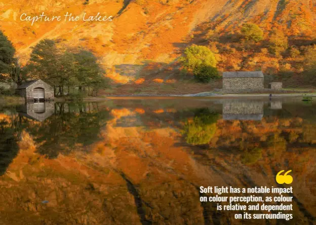  ?? ?? Above: Mirror-like reflection­s across Wast Water.
Top right: Bassenthwa­ite Lake framed by nature’s embrace.
Bottom right: Peace and serenity at Warnscale Bothy, overlookin­g Buttermere.