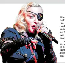  ??  ?? Madonna