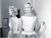  ?? HAROLD P. MATOSIAN/AP ?? Dina Merrill gets ready for the Academy Awards presentati­on in Los Angeles in 1962.