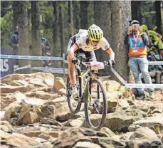  ?? FOTO: PR ?? Auf dem anspruchsv­ollen Parcours im tschechisc­hen Nove Mesto kam Nina Benz als drittbeste Deutsche ins Ziel.