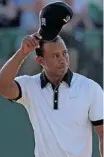  ?? Peter Muhly/afp-getty Images ?? American Tiger Woods waves to the crowd at the 18th hole.