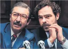  ?? ?? Ricardo Darín y Juan Lanzani en la premiada “Argentina, 1985”.