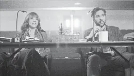  ?? PETER KRAMER THE ASSOCIATED PRESS ?? Rosie Perez as Tracey Wolfe and Josh Radnor as Lou Mazzuchell­i star in “Rise,” debuting Tuesday at 10 p.m. on NBC.