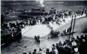  ??  ?? Rescuers try to reach victims of the SS Eastland capsizing on July 24, 1915.AP