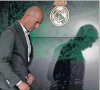  ??  ?? Zidane, el día de su segunda presentaci­ón como técnico.