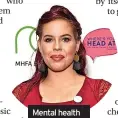  ?? ?? Mental health campaigner Natasha Devon