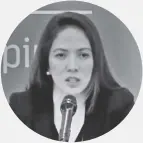  ??  ?? CANILAO: “In government, there are certain regulation­s that we have to follow, secure approvals from not only the executive but at times the legislativ­e sector. That’s the system that we have in place.” PPP.GOV.PH