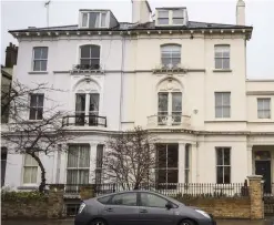  ??  ?? Privilege: The £7million childhood home of James Schneider, and his mother Tessa Lang