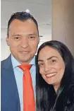  ?? ?? César Peña Valles y su esposa