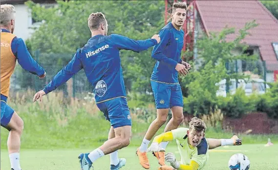  ?? FOTO: MACCABI TEL AVIV ?? Salida esperada Saborit no fue renovado por el Athletic y decidió aceptar la oferta del equipo israelí, en el que ya trabaja para ganarse un puesto en las alineacion­es