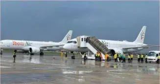  ??  ?? Ibom Air aircraft