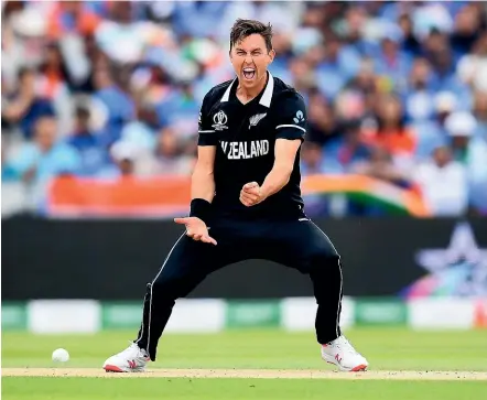  ?? GETTY IMAGES ?? Star Black Caps bowler Trent Boult will be playing his first T20 internatio­nal in 21 months with a series victory on the line in Napier.