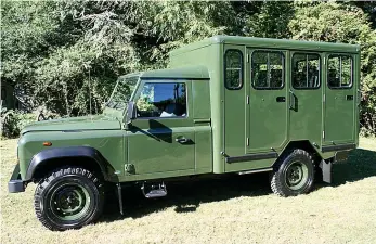  ??  ?? Coffin bearer...A specially designed Land Rover will transport Philip’s body on the day