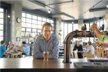  ??  ?? RELAX, BRU: Dan Badenhorst, co-owner of Devil’s Peak Brewing Company