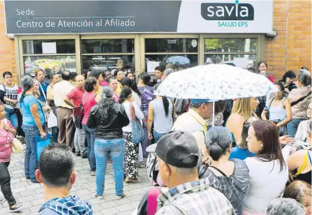  ?? ARCHIVO/ DAVID SÁNCHEZ MEJÍA ?? Savia Salud tiene una deuda de 373.000 millones de pesos, siendo la EPS de régimen subsidiado que más debe a los hospitales públicos.