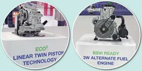  ??  ?? Greaves Cotton has developed new solutions including alternate fuel powertrain­s to address changing customer requiremen­ts for performanc­e, efficiency and comfort.