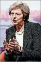  ?? JEFF OVERS/BBC ?? Theresa May refused to say Sunday if she knew about any missile test failure.